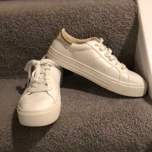 White Platform sneakers